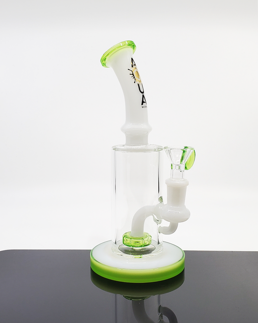 Aqua Works 8” Banger Hanger | Compact Rig with Smooth Filtration and Durable Design for Everyday Use

