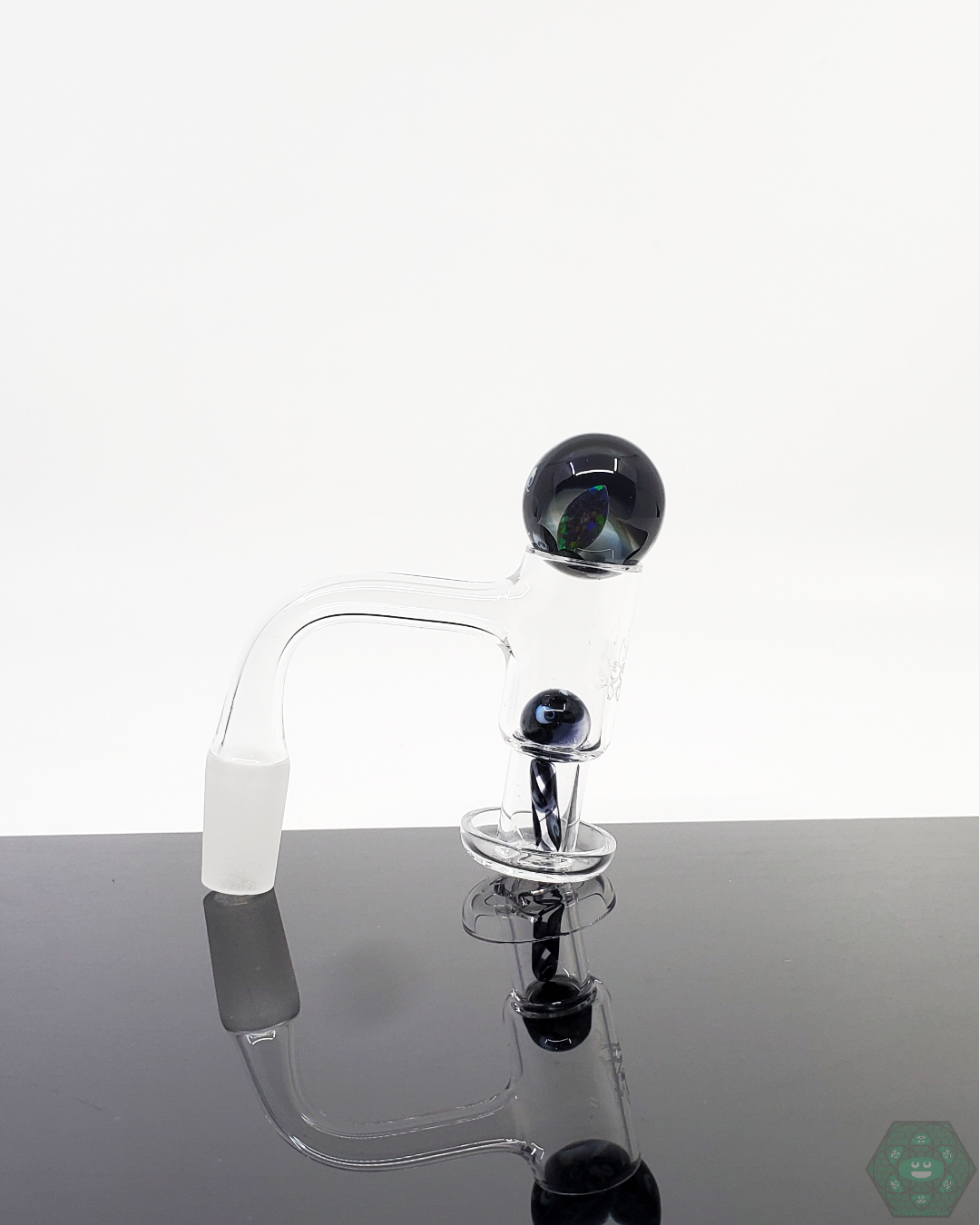 ATH Glass Opal Slurper Set Bundle | Tailored for Collectors with Opal Design, Terp Valve, and Marble for Enriched Flavor

