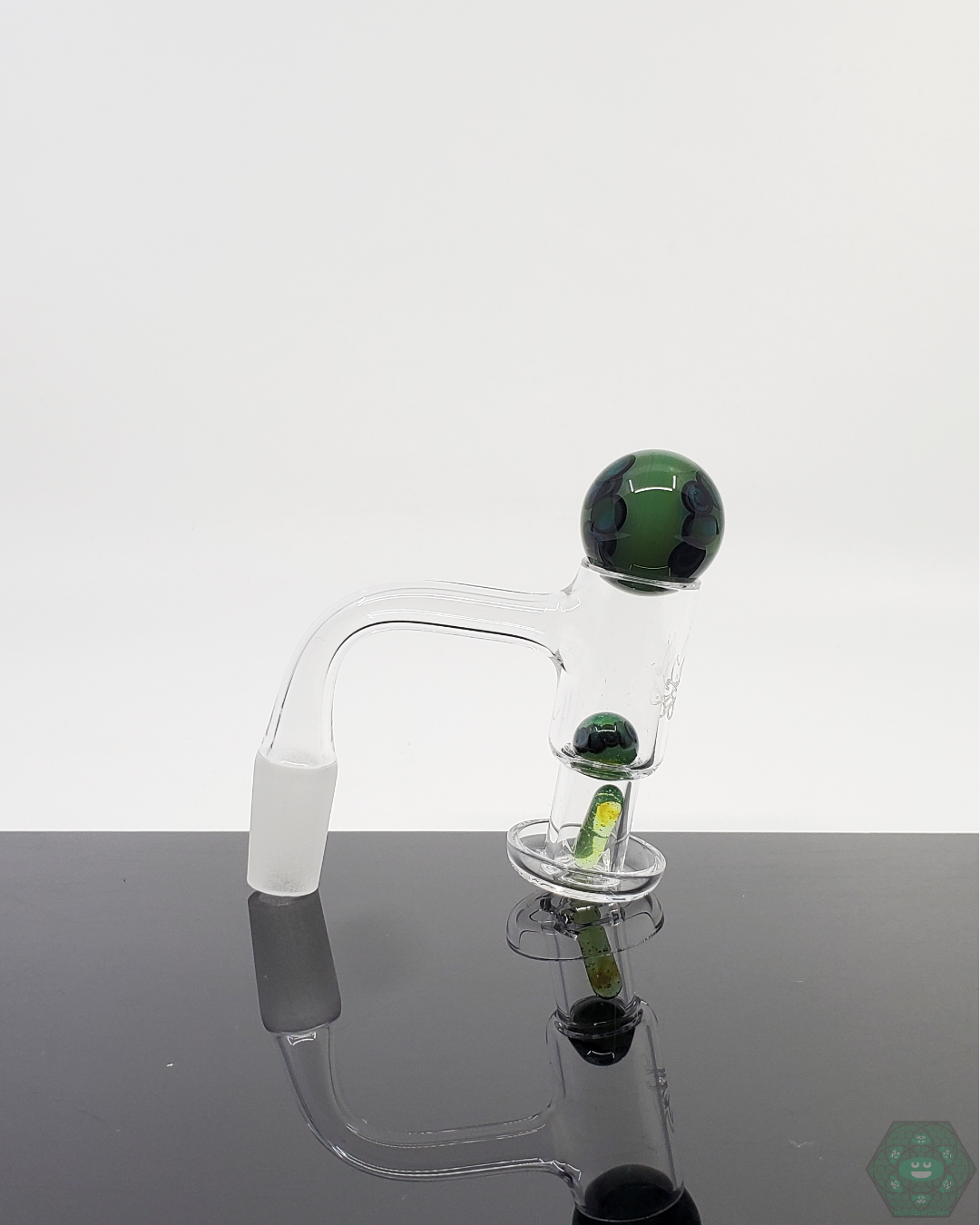 ATH Glass Twisted Slurper Set | Enhance Vapor Quality and Dabbing Experience with Unique Twisted Design and Pearls

