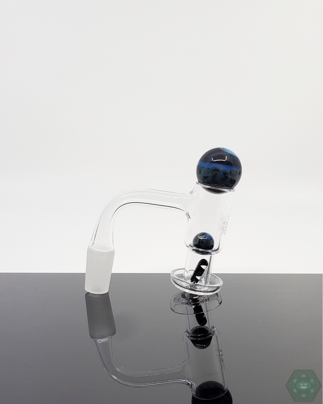 ATH Glass Twisted Slurper Set | Terp Valve, Marble, and Pearls Designed for Quartz Bangers, Ideal for Smooth Dabbing

