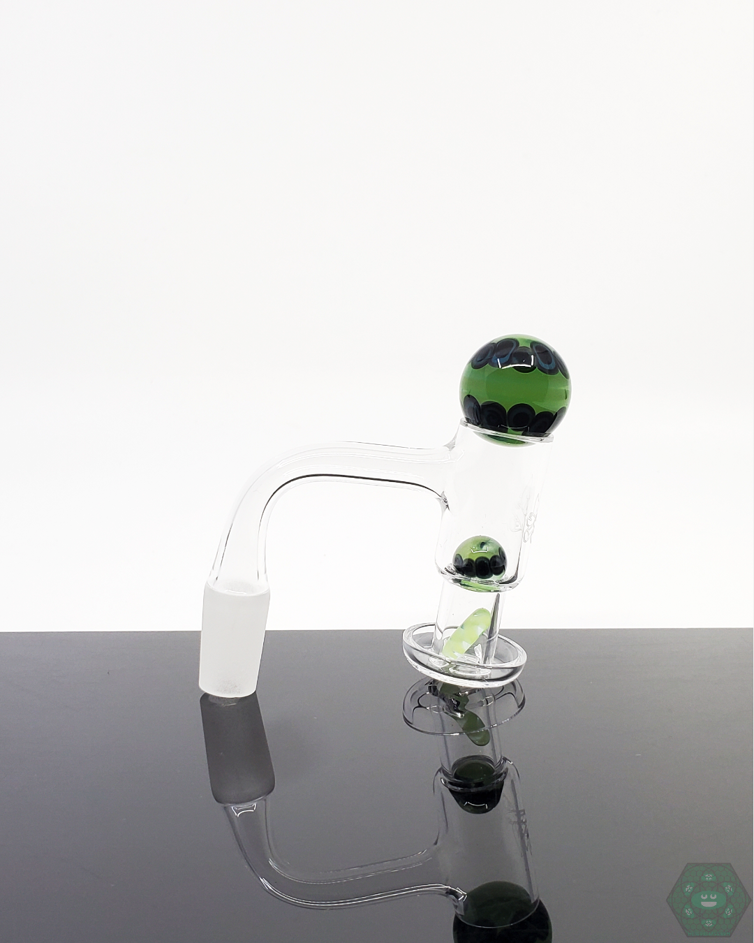 ATH Glass Twisted Slurper Set | Unique Twisted Terp Marble and Pearls Bundle for Quartz Bangers and Smooth Vapor

