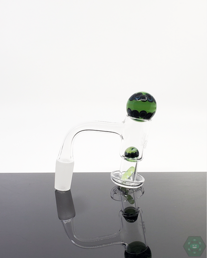 ATH Glass Twisted Slurper Set | Unique Twisted Terp Marble and Pearls Bundle for Quartz Bangers and Smooth Vapor

