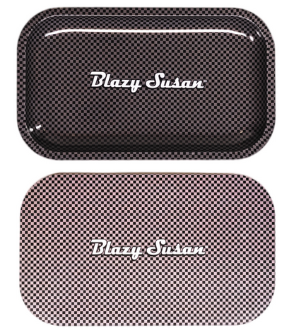 Blazy Susan - Metal Rolling Tray with Lid