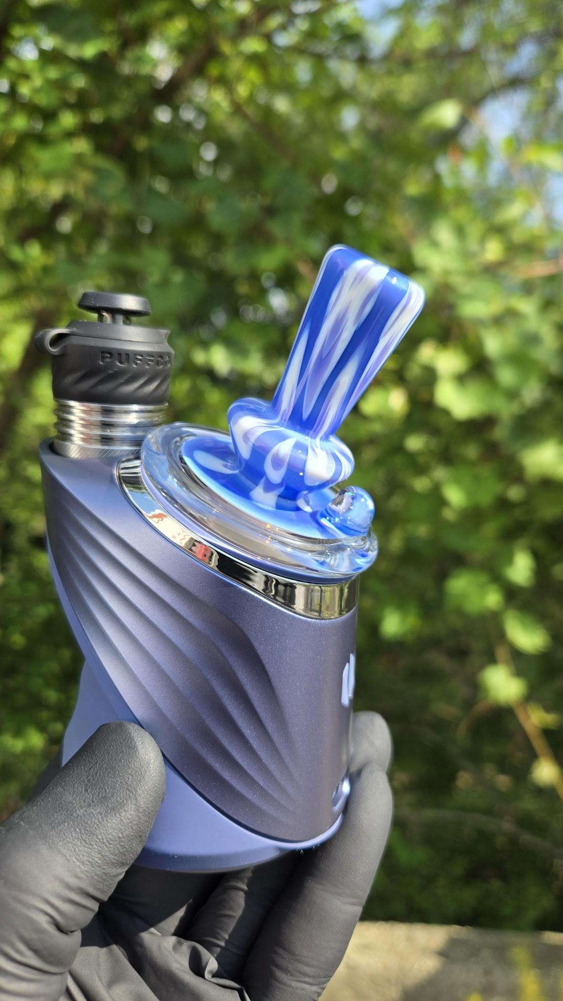 Indo Glass X Geoffmade - Clear Bottom Frit Work Dry Peak/Pro Attachment #2