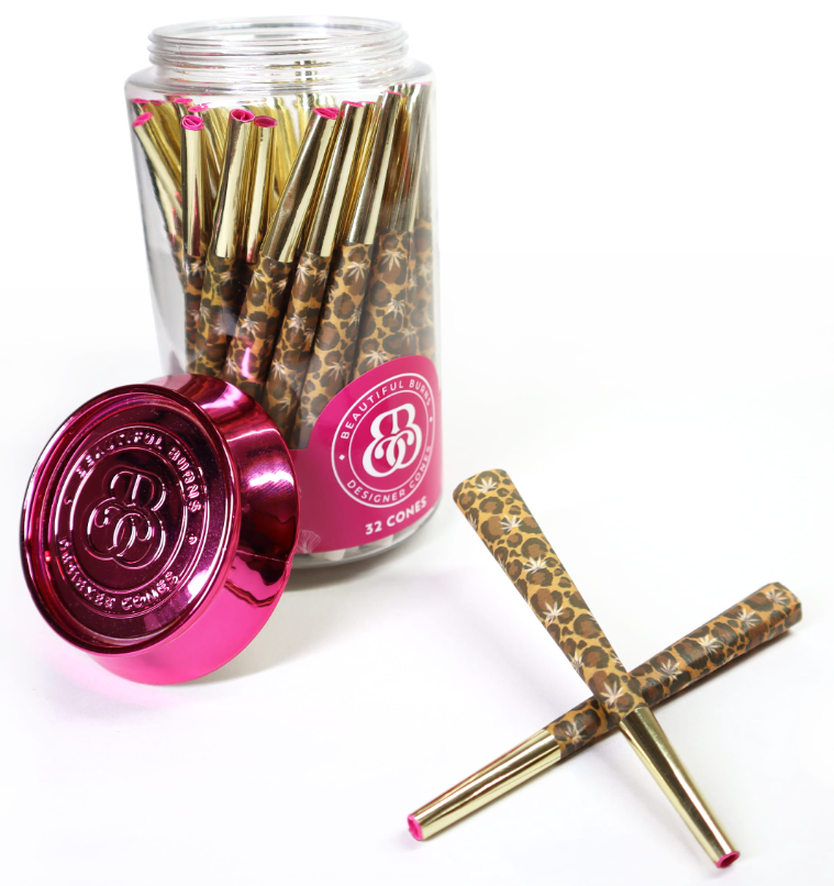 Beautiful Burn Designer Pre-Rolled Cones Lady Leopard