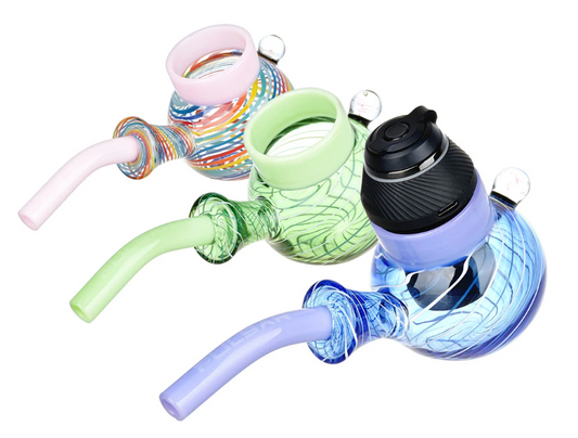 Pulsar Color Swirl Hand Pipe for Puffco Proxy - Green