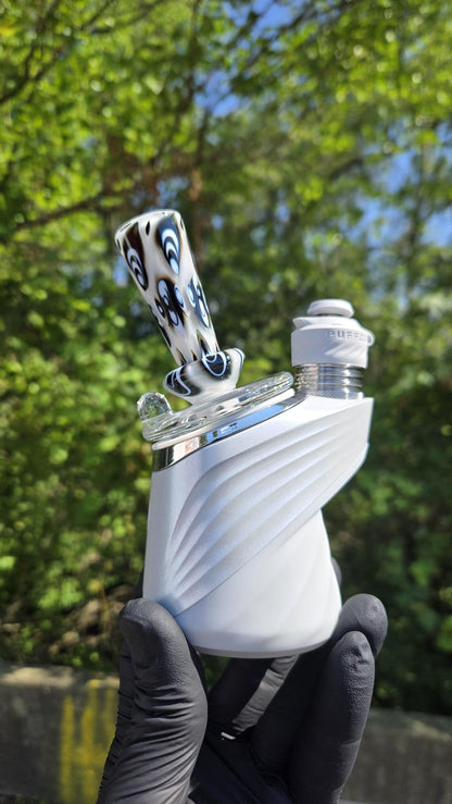 Indo Glass X Geoffmade - Clear Bottom Frit Work Dry Peak/Pro Attachment #1