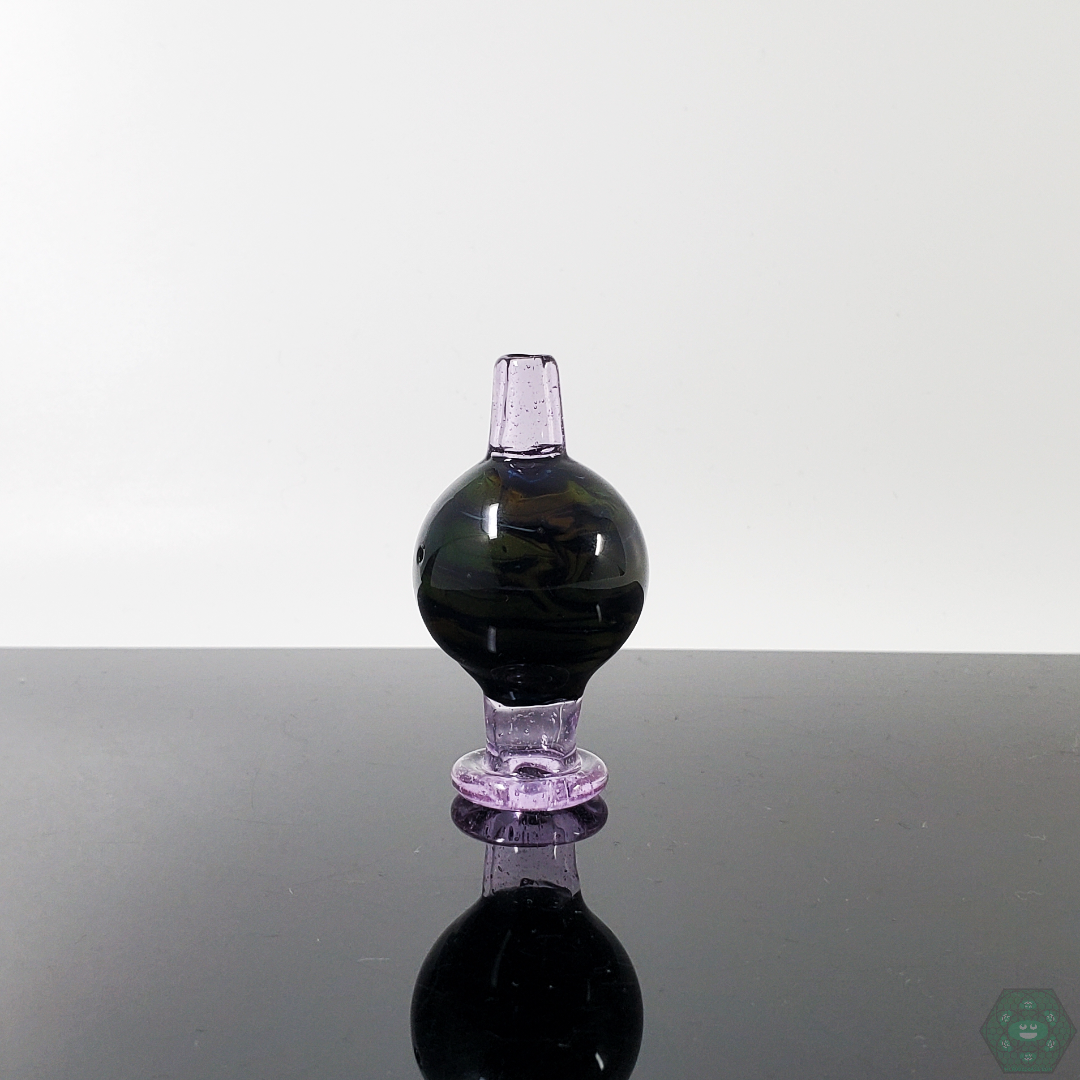 BoroLoco Glass Space Tech Bubble Cap | High-Quality Carb Cap for Dabbing with Optimized Airflow and Space Tech Design

