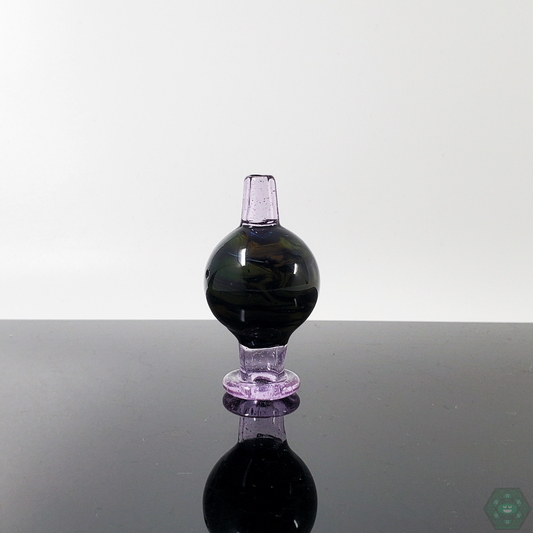 BoroLoco Glass Space Tech Bubble Cap | High-Quality Carb Cap for Dabbing with Optimized Airflow and Space Tech Design

