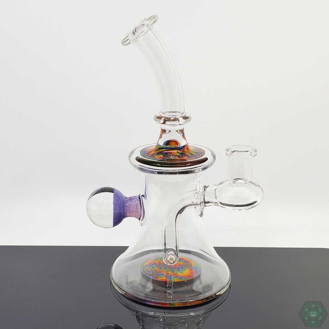 Boss Haas Wig Wag Jammers | Vibrant Glass Banger Designed for Flavorful Dabbing with Maximum Heat Retention

