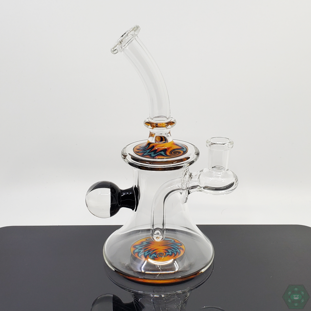 Boss Haas Wig Wag Jammers | Custom Glass Design for Dabbing Enthusiasts, Featuring Vibrant and Functional Design

