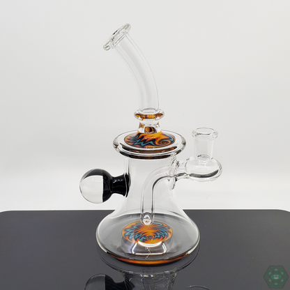 Boss Haas Wig Wag Jammers | Custom Glass Design for Dabbing Enthusiasts, Featuring Vibrant and Functional Design

