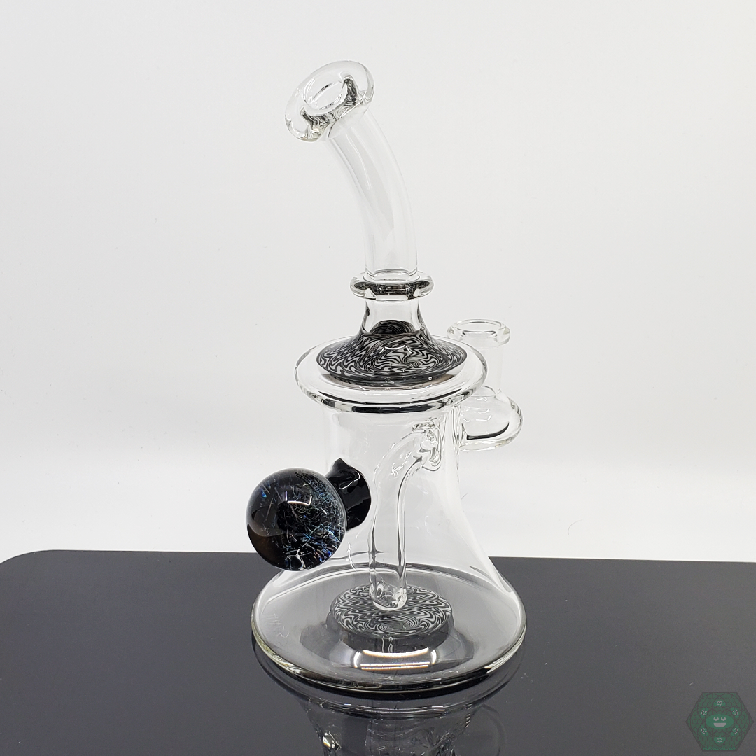 Boss Haas Wig Wag Jammers | Durable Glass Banger with Artistic Wig-Wag Design for Maximum Flavor and Heat Retention

