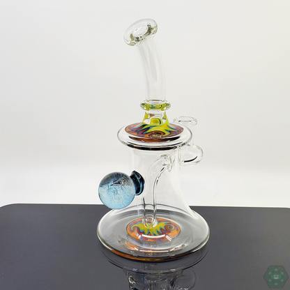 Boss Haas Wig Wag Jammers | Enhance Flavor with this Artistic Glass Banger Featuring Superior Heat Retention

