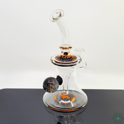 Boss Haas Wig Wag Jammers | Stunning Glass Art Piece with Wig-Wag Patterns for Functionality and Aesthetic Appeal

