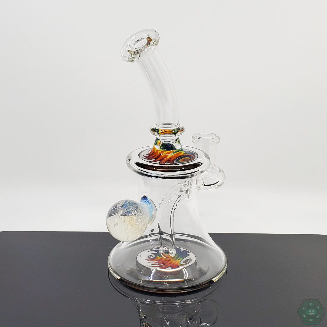 Boss Haas Wig Wag Jammers | Glass Dabber with Stunning Wig-Wag Design, Perfect for Collectors and Dabbing Enthusiasts

