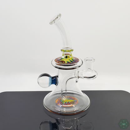 Boss Haas Wig Wag Jammers | Premium Glass Banger for Dabbing with Vibrant Wig-Wag Pattern and Superior Functionality

