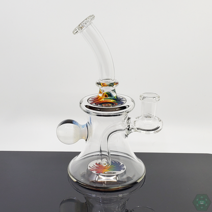 Boss Haas Wig Wag Jammers | Stylish Glass Banger with Vibrant Wig-Wag Pattern for Superior Dabbing Experience

