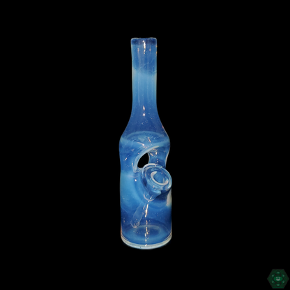 Bro D Full-Size Glass Bottle with a vibrant full-color design, handcrafted for collectors and enthusiasts.