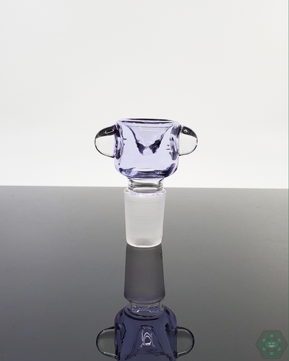 BSG 18mm Ergonomic Bulb Slide, a glass bowl designed for easy handling and a smooth, enjoyable smoking experience.