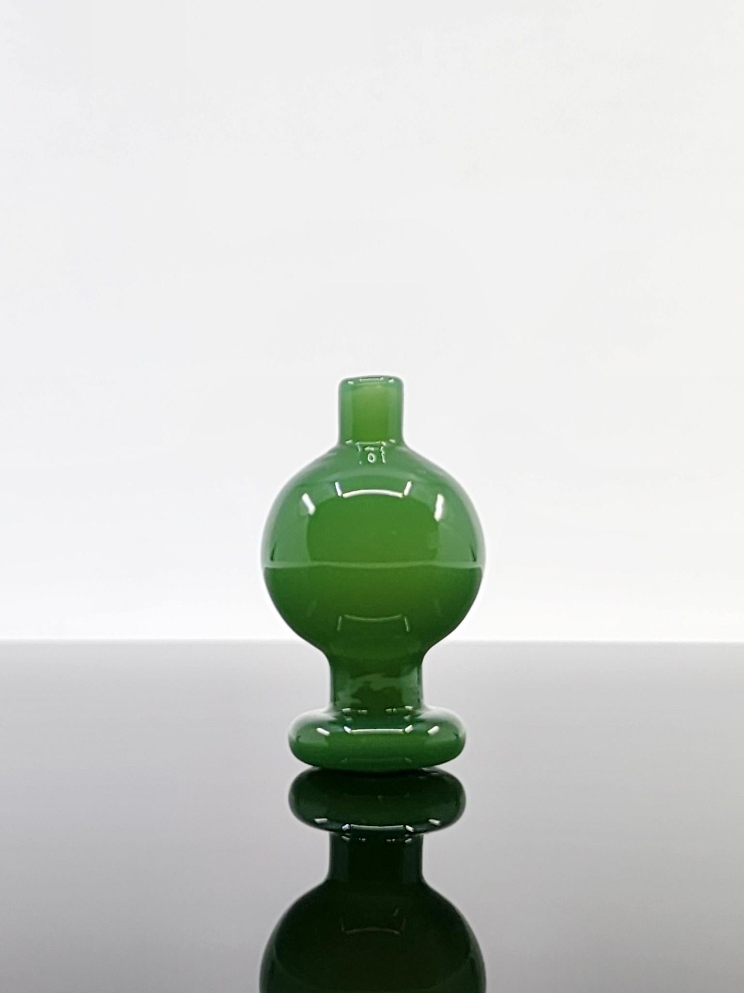 BSG Full Color Bubble Cap in use on a dab rig, ensuring optimal airflow and vapor production for a high-quality dabbing experience.