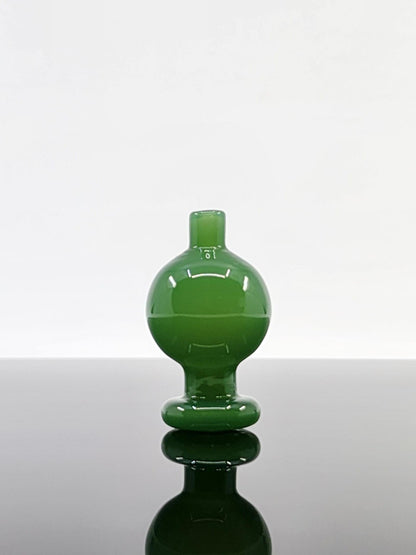 BSG Full Color Bubble Cap in use on a dab rig, ensuring optimal airflow and vapor production for a high-quality dabbing experience.