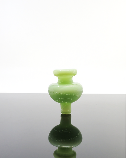  BSG Spade Bubble Cap, handcrafted with durable glass for efficient airflow and optimal dabbing performance.

