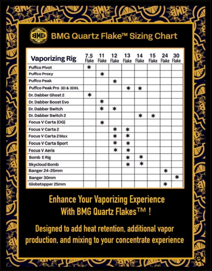 Black Market Glass - Extra Spin Quartz Flakes