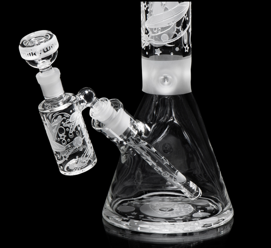 Milkyway Glass - Space Odyssey Clear Dry Ash Catcher