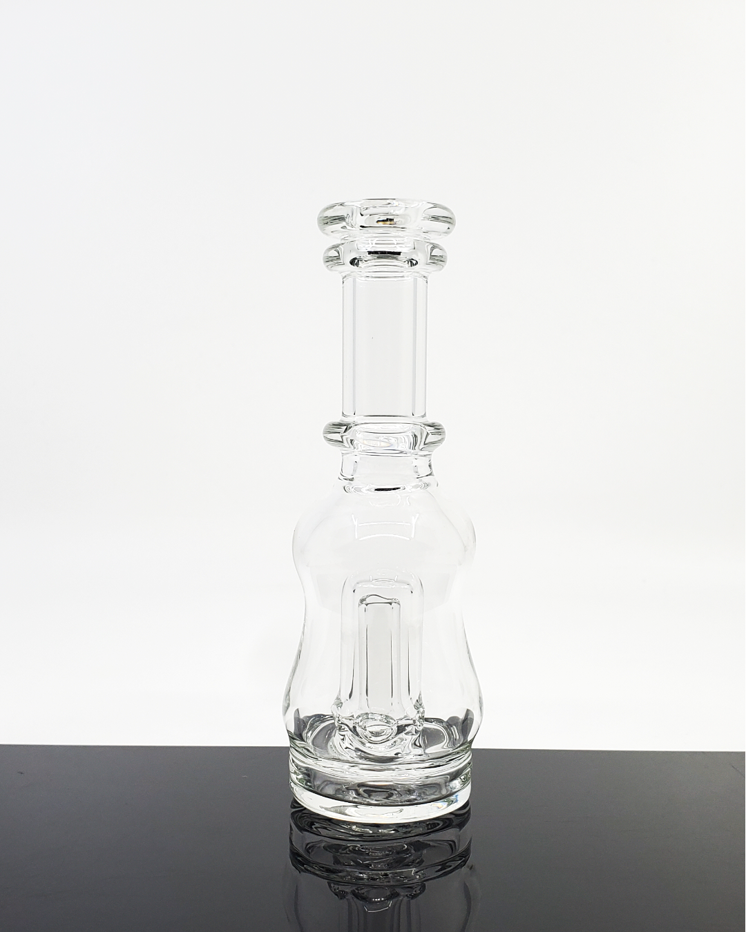 Logi Glass Art Clear Puffco Attachments - Sleek and Minimalist Design"