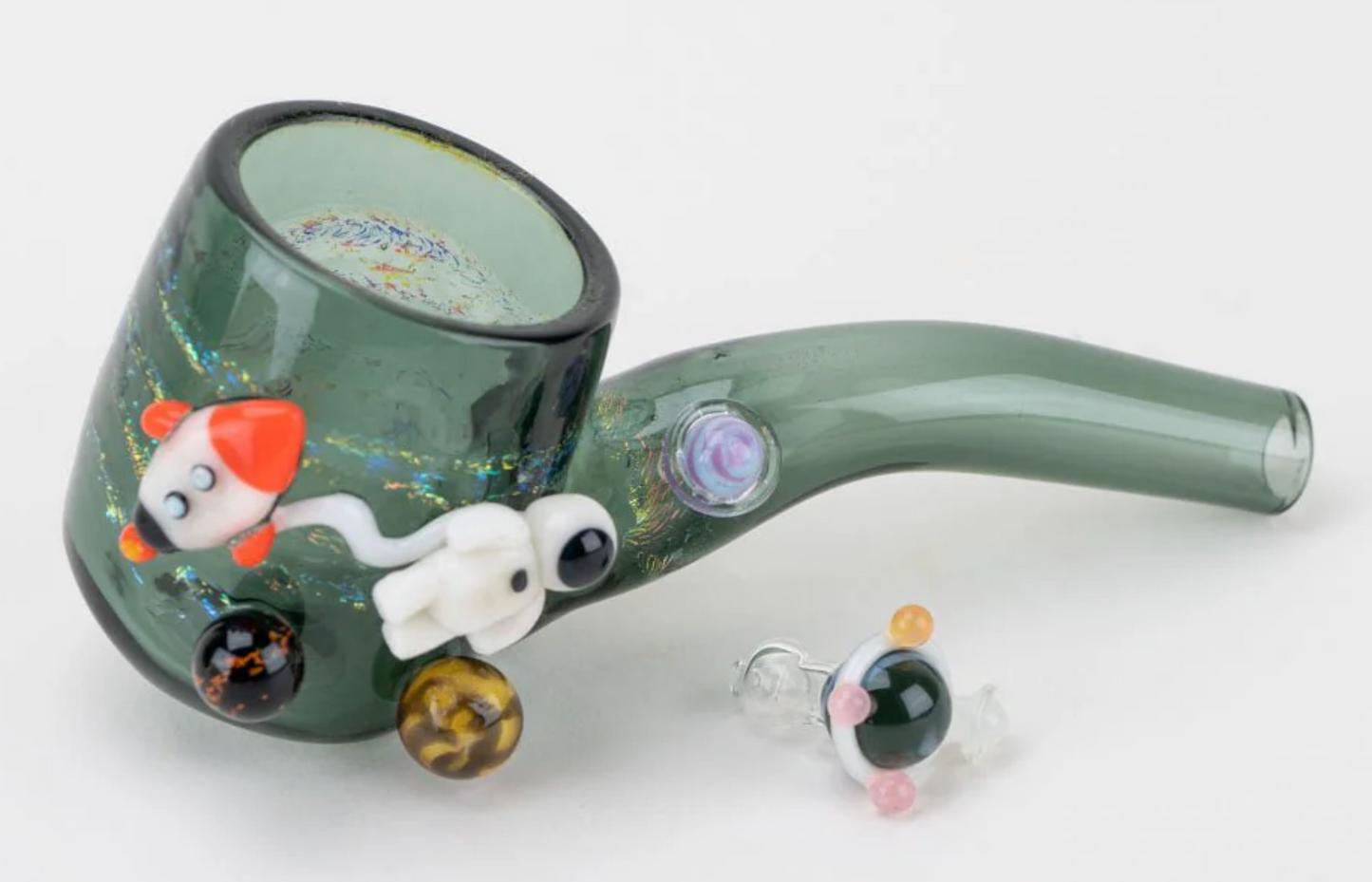Empire Glassworks Galactic Puffco Proxy Glass Sherlock Attachment Set