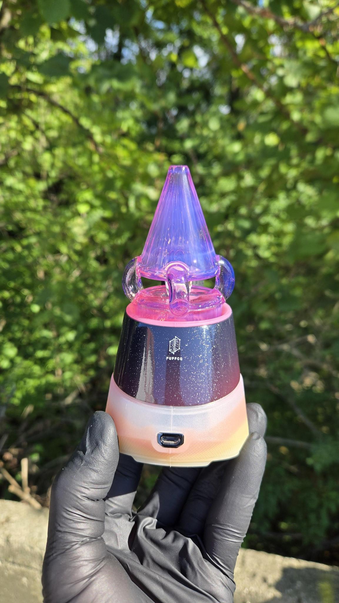 Sleeps - Rosaline Faceted Opal Dry Puffco Peak/Pro Attachment