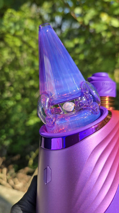 Sleeps - Full Color Faceted With Opal Dry Puffco Peak/Pro Attachment #3