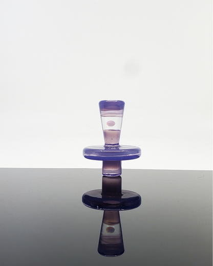  Close-up of the luxurious opal accent on the Campfire Quartz Opal Tower Cap.

