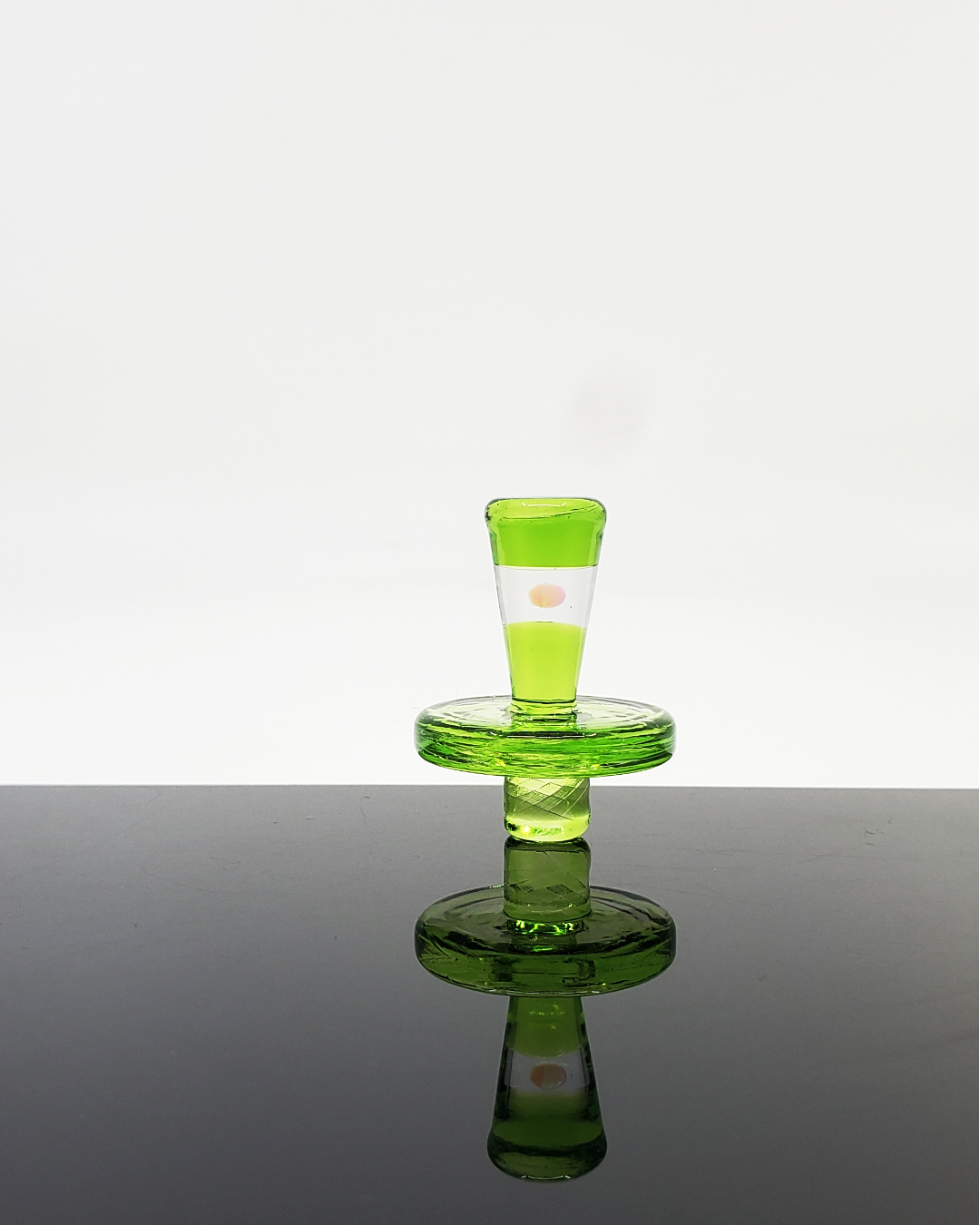 Campfire Quartz Opal Tower Cap displayed, highlighting the opal accent and sleek quartz design.