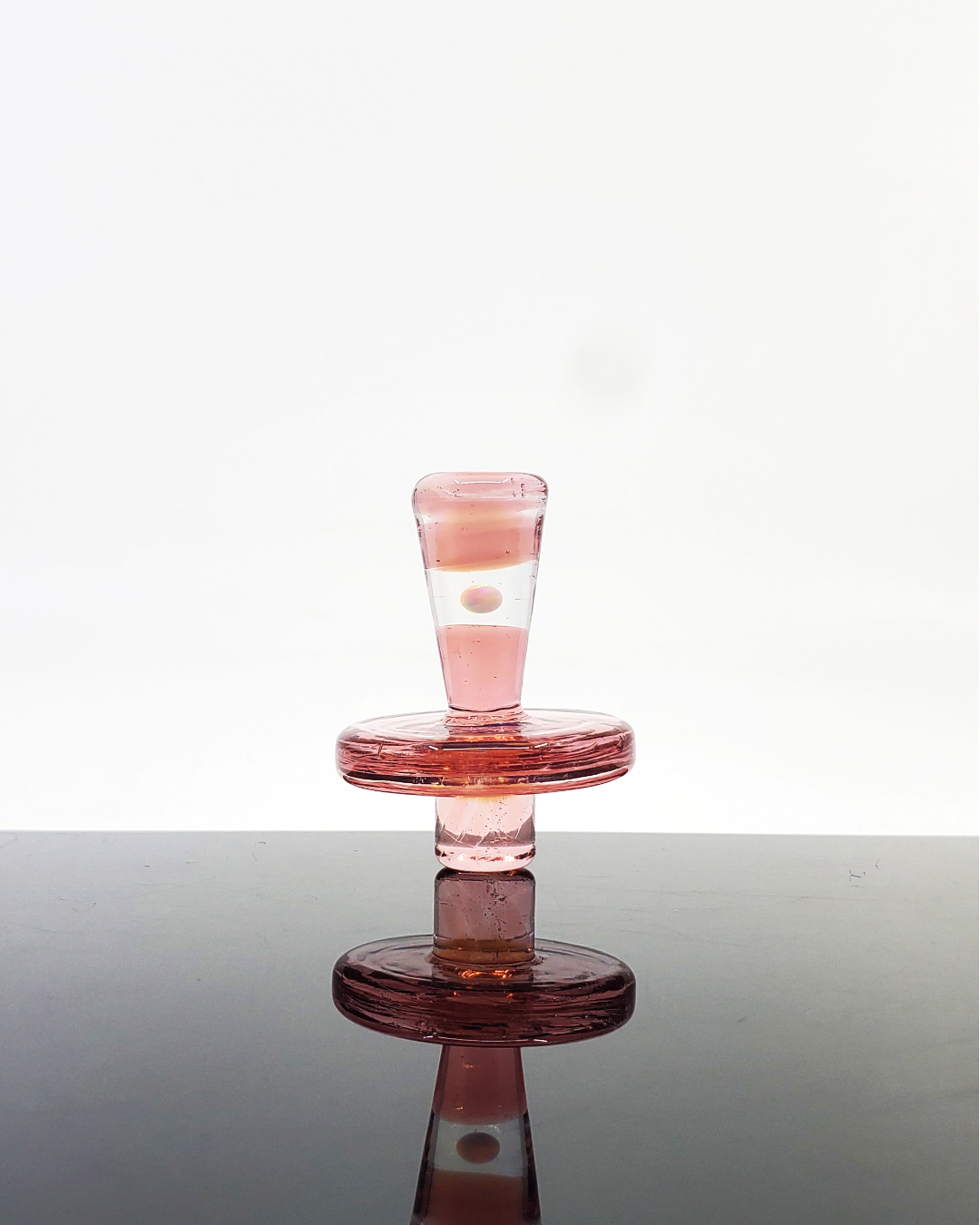 The Campfire Quartz Opal Tower Cap paired with various glass setups, enhancing aesthetic and efficiency.