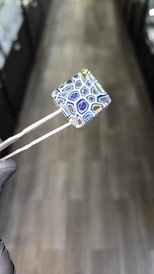 Hefe Glass - Murrine Tile 3DXL Puffco Peak pro Joystick Cap #2