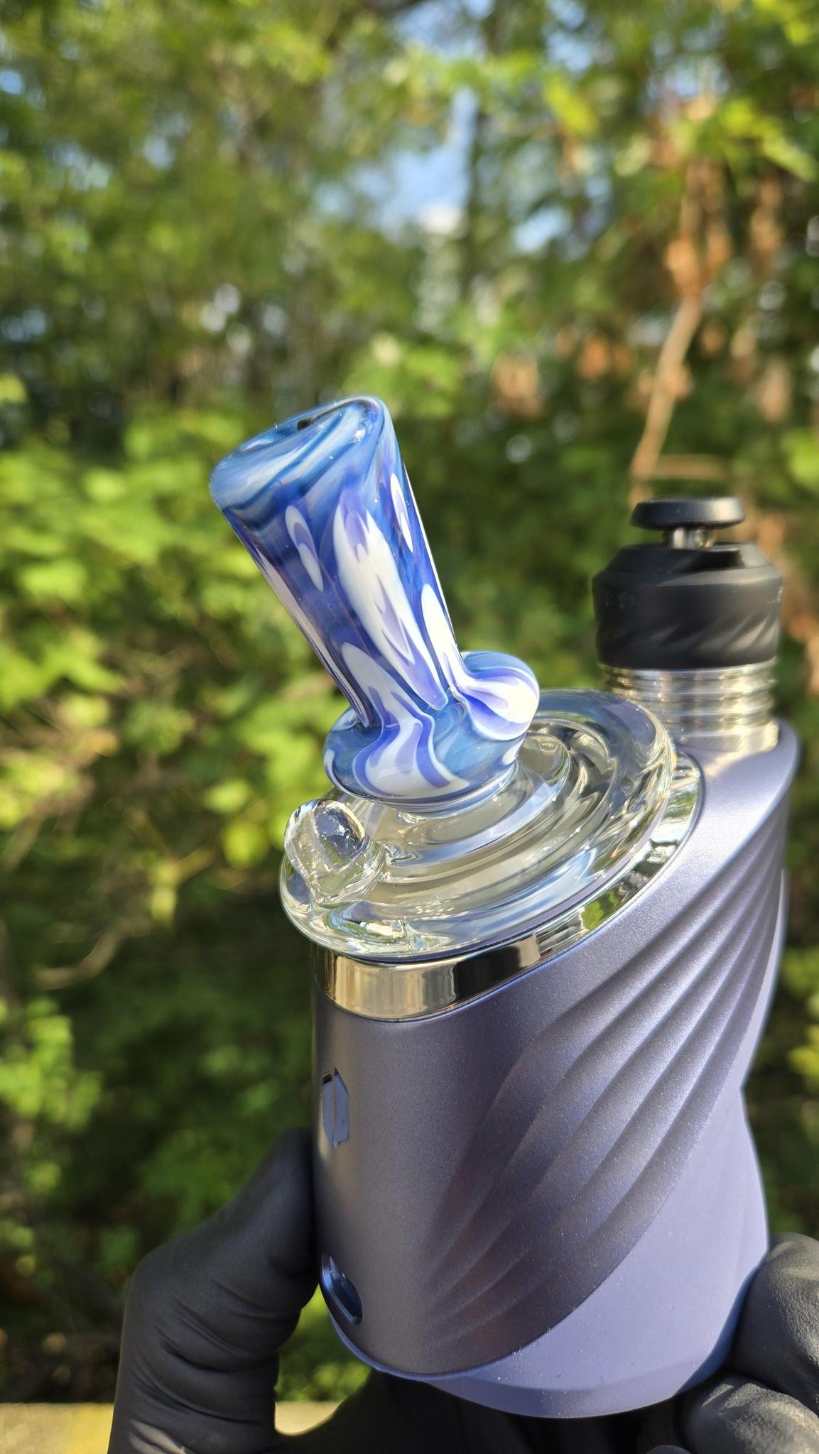 Indo Glass X Geoffmade - Clear Bottom Frit Work Dry Peak/Pro Attachment #4