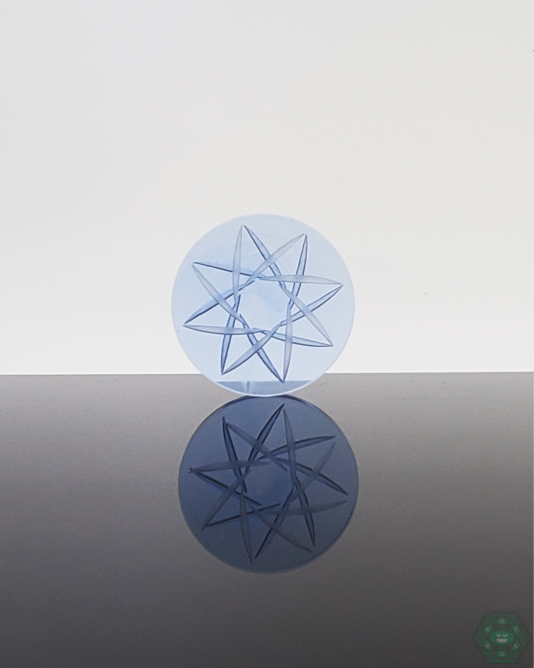  Channel Cap Boro Double Coin featuring an innovative double coin design for improved airflow, ideal for high-efficiency dabbing setups.