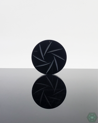 Channel Cap Boro Single Coin, designed for precise airflow control to enhance vapor production and flavor retention during dabbing