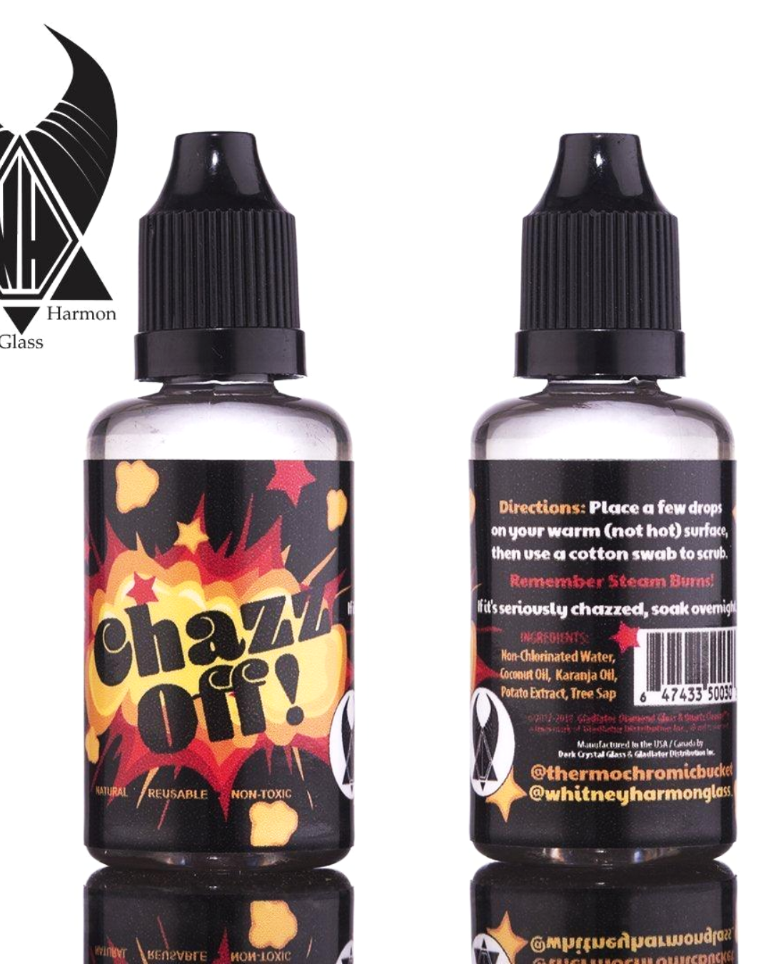 Chazz-Off Quartz Banger Cleaner, a safe and effective solution for regular quartz banger maintenance without chemical residue.