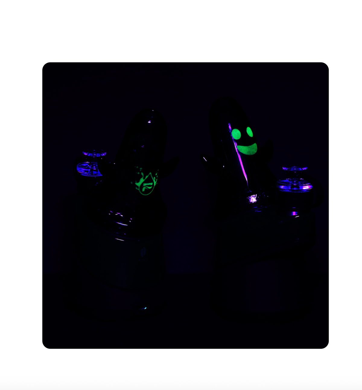 Pulsar - Ghostly Glow Bubbler Attachment for Puffco Peak/Pro