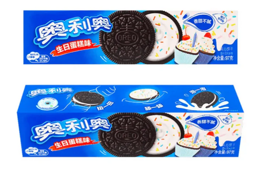 Oreo Cookies Birthday Cake Flavor (China)