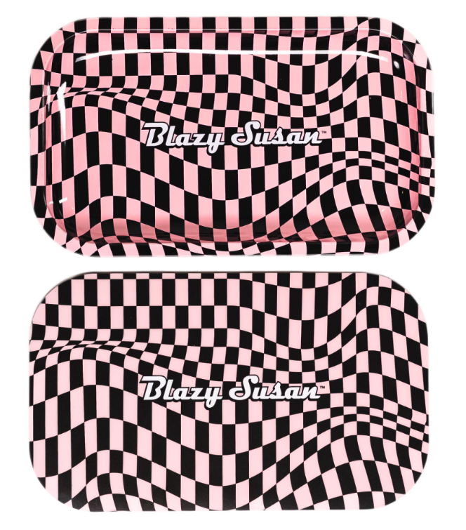 Blazy Susan - Metal Rolling Tray with Lid