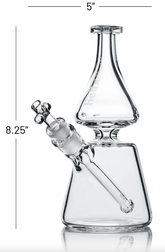 Grav - Helix Clear Beaker Base Water Pipe