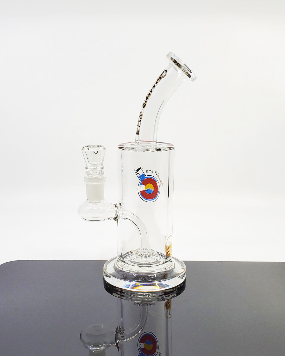 Glass Lab 303 Disk Perc Straight Tube | Efficient Filtration | 14MM Joint