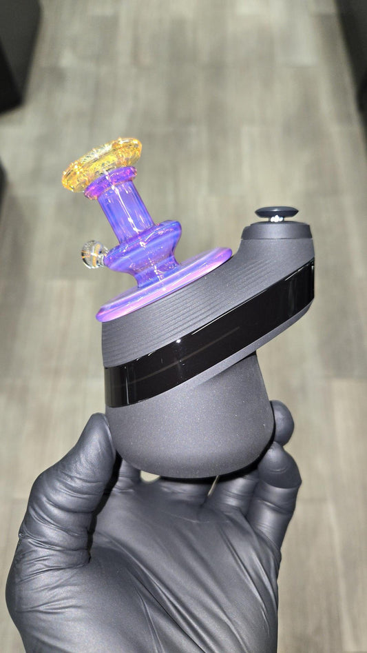 Gatez Glass - Telemagenta Dry Top Puffco Peak/Pro Attachment