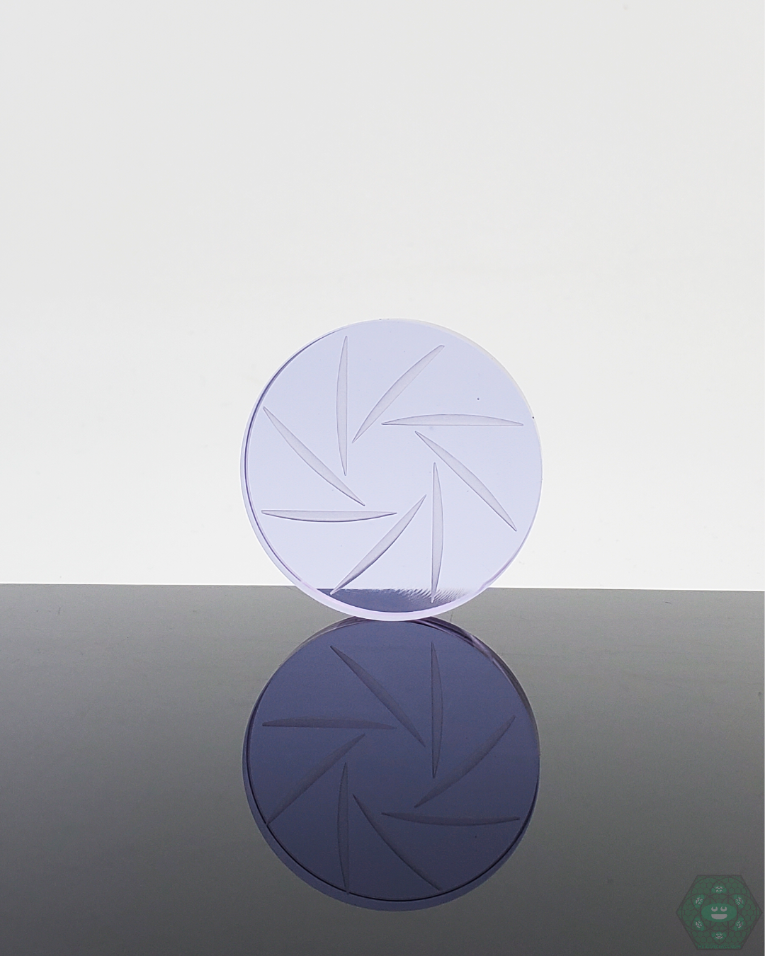 Channel Cap Boro Single Coin, engineered for streamlined airflow, improving vapor quality and flavor retention in dabbing sessions