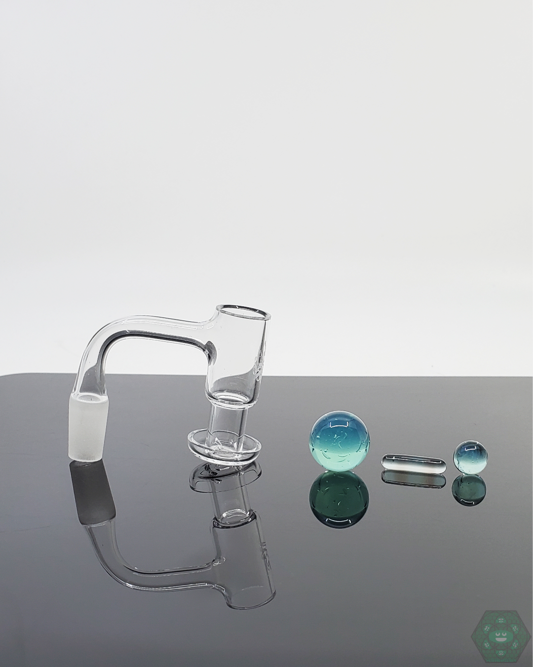 Collection of Doq Glass Premium Slurper Sets in various vibrant colors for customization.

