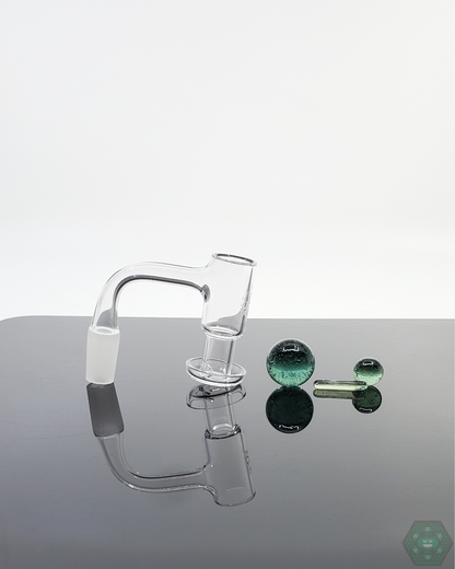 Terp Valve included in the Doq Glass Slurper Set, regulating airflow for a controlled dabbing experience.